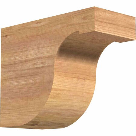 Ekena Millwork Del Monte Smooth Rafter Tail, Western Red Cedar, 5 1/2"W x 10"H x 12"L RFT06X10X12DEL00SWR